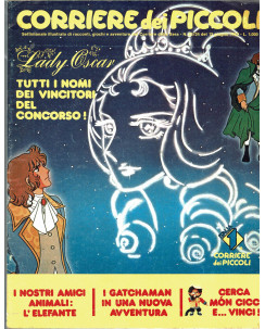 Corriere dei Piccoli 1982 n.23/24  Lady Oscar,  Gatchman , Mon Cicci FU03
