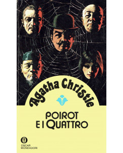 Agatha Christie: Poirot e i quattro ed.Oscar Mondadori A34