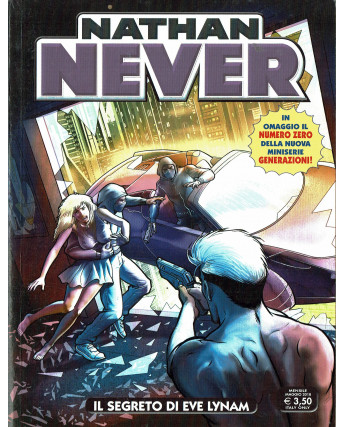 Nathan Never n.324 il segreto di Eve Lynam no all. di Serra ed.Bonelli NUOVO