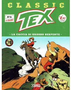 Classic TEX 51 a colori la caccia di Grosso Serpente ed.Bonelli