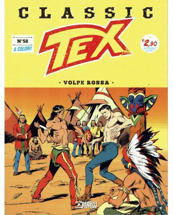 Classic TEX 58 a colori Volpe Rossa ed.Bonelli
