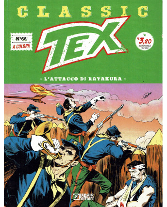 Classic TEX 66 a colori l'attacco di Rayakura ed.Bonelli