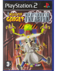 VIDEOGIOCO PER PlayStation 2: Inspector Gadget Mad Robot Invasion libretto ITA