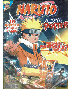 Manga Top  78 Naruto mega poster con GADGET portachiavi FU14