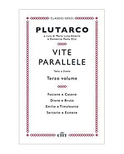 Plutarco: vite parallele terzo volume testo a fronte ed.UTET B27