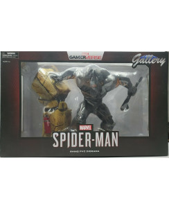 Marvel Gallery Spider-Man PS4 Videogame Rhino DLX Deluxe PVC Statue NUOVA Gd44