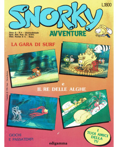 Snorky avventure  6 anno II ed.Edigamma FU18