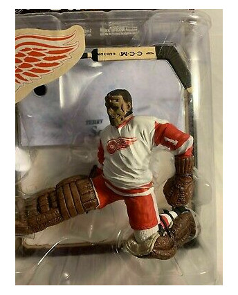 NHL Vintage Hockey Mini Figure 12cm Terry Sawchuk McFarlane BOX Gd01