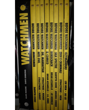 Watchmen Before Watchmen COFANETTO Slipcase completo di A.Moore ed.Planeta