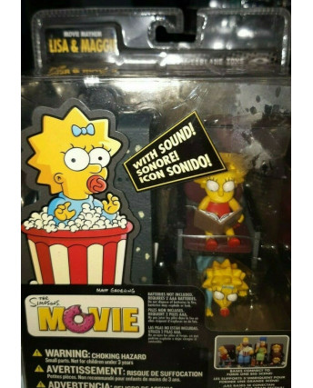 Simpsons The Movie serie 1 figure 5cm Movie Mayhem Lisa & Maggie McFarlane Gd06