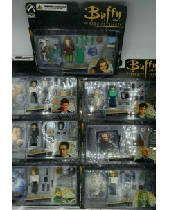 Buffy ammazzavampiri serie 1 SET COMPLETO 6+1 minifigure 6cm  Palisades Toy Gd33