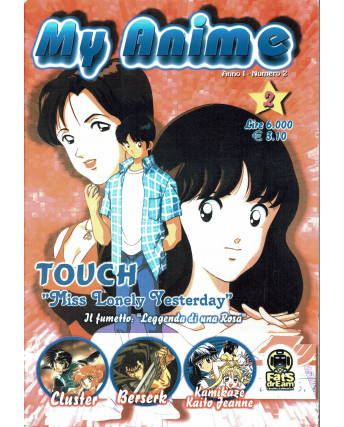 My anime  1 fanzine manga Touch, Lady Oscar, Magica Emi