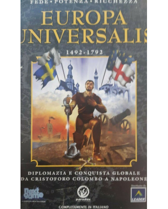 Videogioco PC: EUROPA UNIVERSALIS 1492 1792 ITA libretto cofanetto