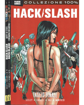 Collezione 100%:Hack/Slash 1/3 serie COMPLETA di Caselli Seeley ed.Panini SU08