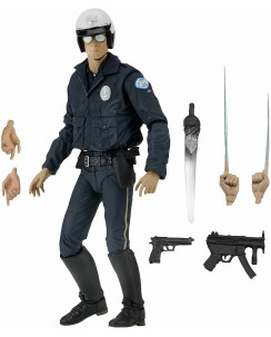 Ultimate T-1000 Motorcycle Cop Terminator Judgment Day Action Fig 17cm NECA Gd07