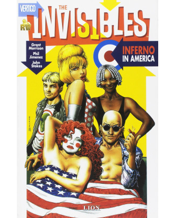 The Invisibles  4: inferno in America di G.Morrison ed.Lion NUOVO SU18