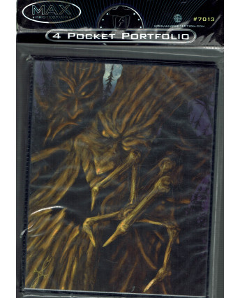 4 tasche PORTFOLIO Albero conservazione carte Magic/Yu Gi Oh Max Prot. Gd10 B