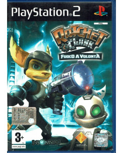 VIDEOGIOCO PlayStation 2: Ratchet Clank fuoco a volontÃ  con libretto Insomniac 