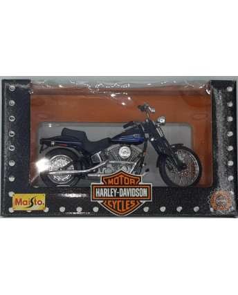 Harley Davidson FXSTB Bad Boy Collector Edition MAISTO 1/18 BOX Gd20