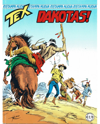Tex nuova ristampa 196 Dakotas! con POSTERINO di C. Villa ed. Bonelli