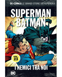 Dc Comics grandi storie 23: Superman Batman nemici ed.Eaglemoss NUOVO SU22