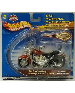 HOT WHEELS Harley-Davidson Heritage Softail Classic NUOVO BLISTERATO Gd44