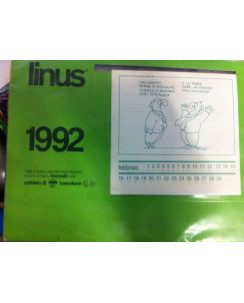 Calendario allegato a linus 1992