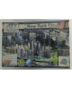 New York City 4D CityScape Time Puzzle GLOW 700 pezzi fluo NUOVO Gd49