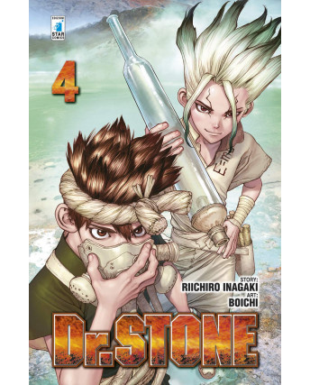 Dr. Stone  4 di R.Inagaki e Boichi ed.Star Comics NUOVO