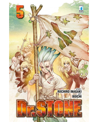 Dr. Stone  5 di R.Inagaki e Boichi ed.Star Comics NUOVO
