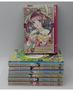 Alice 19th 1/7 serie COMPLETA di Yuu Watase ed.Play Press