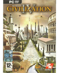 VIDEOGIOCO per PC: Civilization IV Sid Meier's 2K Games 12+