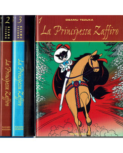 la Principessa Zaffiro 1/3 serie COMPLETA di Osamu Tezuka ed.Hazard cofanetto
