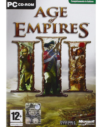 VIDEOGIOCO per PC: Age's of Empire III 3  12+ Microsoft 