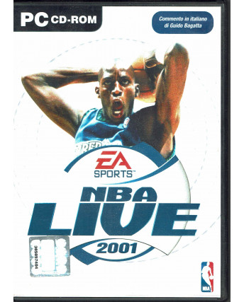 VIDEOGIOCO per PC: NBA live 2001 3+ ITA EA Sports 