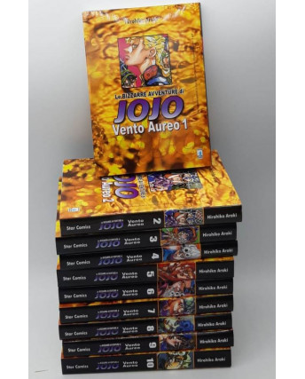Le Bizzarre Avventure di Jojo Vento Aureo 1/10 completa di H.Araki ed.Star C