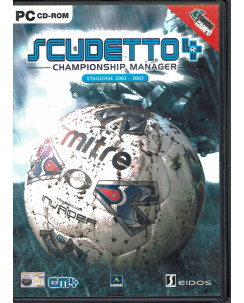 VIDEOGIOCO per PC: SCUDETTO manager championship 2002 2003 Eidos ITA