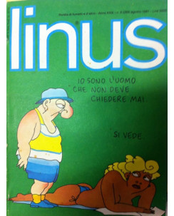 Linus - Agosto 1987 - numero  8 ed.Milano libri