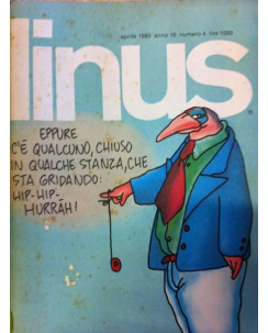 Linus - Aprile 1980 - numero  4 ed.Milano libri