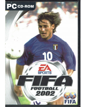 VIDEOGIOCO per PC: FIFA Football 2002 cover TOTTI EA Sports ITA