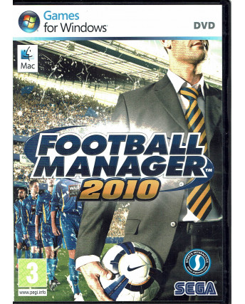 VIDEOGIOCO per PC: FOOTBALL manager 2010 SEGA 3+ ITA