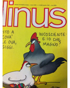 Linus - Aprile 1987 - numero  4 ed.Milano libri