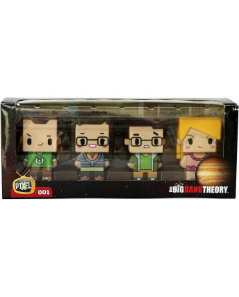  The Big Bang Theory 4 mini figure 7cm Statuetta Pixel 14+  set1 Gd14