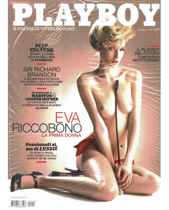 PLAYBOY  3 mar. 2003 Eva Riccobono ed. Playboy FF14