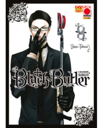 Black Butler n. 8 di Yana Toboso Kuroshitsuji ristampa ed.Panini 