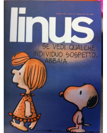 Linus - Giugno 1978 - numero   6 ed.Milano libri