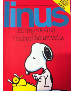 Linus - Giugno 1985 - numero  6 ed.Milano libri
