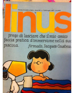 Linus - Luglio 1985 - numero  7 ed.Milano libri