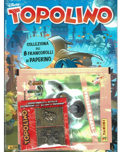 Topolino n.3383 blisterato gadget FRANCOBOLLI ed. Panini