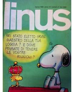 Linus - Marzo 1980 - numero  3 ed.Milano libri